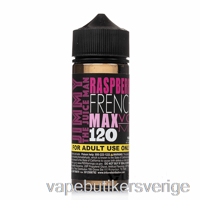 Vape Sverige Hallon French - Jimmy The Juiceman - 120ml 6mg